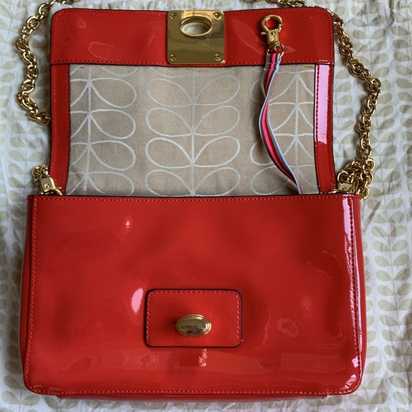 🍅 Orla Kiely patent leather bag Rare joy - Picture 3 of 5